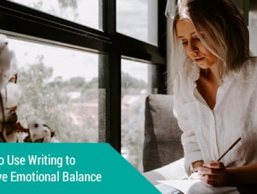 Woman writing in journal